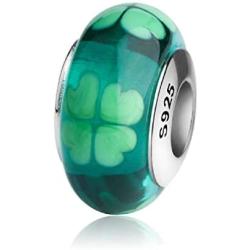 EVESCITY 925 Real Silver Gold Beads for Charm Bracelets Best Jewelry Gifts for Mothers Day