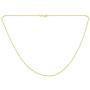 Bling Jewelry Thin 1.5MM Singapore Twist Rope Chain Necklace for Women Rose Gold Plated 925 Sterling Silver Made Italy 14 16 18 20 24 Inch