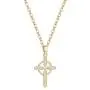 Rosemarie Collections Womens Religious Celtic Cross Pendant Necklace with Cubic Zirconia, 16'' Plus 2'' Extender Rosemarie Collections Womens Religious Celtic Cross Pendant Necklace with Cubic Zirconia, 16'' Plus 2'' Extender