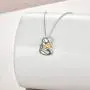 MONGAS Sloth Jewelry Gifts Sloth Sunflower Necklace 925 Sterling Silver Jewelry for Women