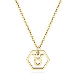 Aimber 18K Gold Plated Astrology Necklace for Women Jewelry,12 Zodiac Pendant Horoscope Constellations Necklace