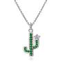 Cactus Necklace, Cactus Jewelry, Cactus Themed Gifts, Cactus Teacher Gifts, Cactus Friendship Necklace, Cactus Wedding Gift, Cactus Birthday Gift, Stick Together Cactus Necklace