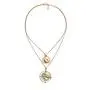 Doubnine Boho Layered Necklace Gold Medallion Coin Saint Charm Jewelry Retro Accessories for Women Doubnine Boho Layered Necklace Gold Medallion Coin Saint Charm Jewelry Retro Accessories for Women