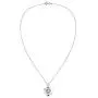 AeraVida Daisy in Full Bloom Heart Pendant Locket .925 Sterling Silver Cable Necklace AeraVida Daisy in Full Bloom Heart Pendant Locket .925 Sterling Silver Cable Necklace
