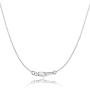 Fodizi 18K Gold Plated Sterling Silver Chain for Women Girl Italy Silver Chain Necklace 0.8mm 925 Sterling Box Chain - 16/18/20/22/24 Inch