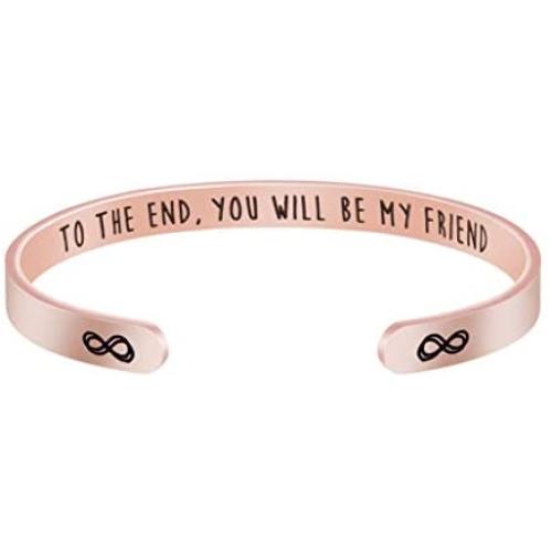 Joycuff Inspirational Bracelet Friendship Gifts for Her Girl Women Daughter Jewelry Best Friend BFF Cuff