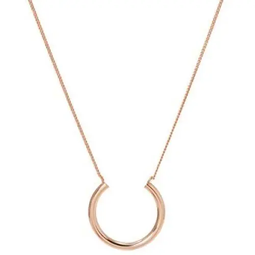 LANE WOODS Geometric Necklace, Dainty Pendant Minimalist and Simple, Cute Necklace 18k Real Gold Plated for Women Girls with Gift Box