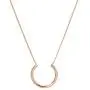 LANE WOODS Geometric Necklace, Dainty Pendant Minimalist and Simple, Cute Necklace 18k Real Gold Plated for Women Girls with Gift Box