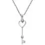 AeraVida Romantic Inspired Key to My Heart .925 Sterling Silver Pendant Necklace