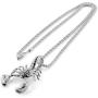 Scorpion Pendant Necklace for Men, Gothic Scorpion King Necklace with 23.6” Chain, Punk Rock Scorpion Amulet Necklace, Scorpio Necklace, Constellation Jewelry Gift for Men Boys