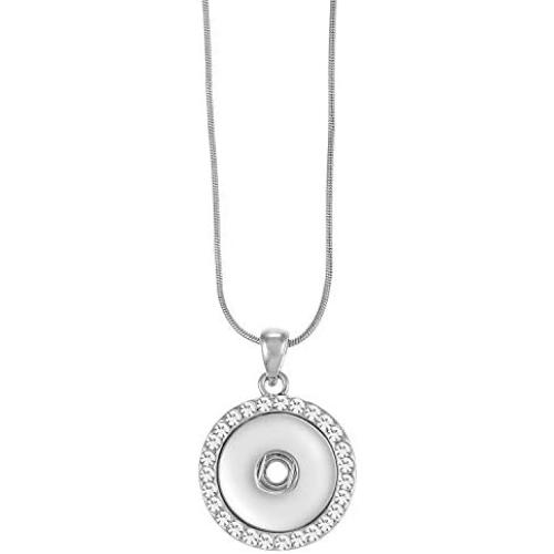 Ginger Snaps Necklaces | Customizable Snap Jewelry | Button Charms for Necklaces & Bracelets | Standard Size | Gifts for Her