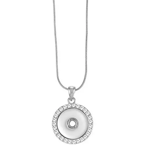 Ginger Snaps Necklaces | Customizable Snap Jewelry | Button Charms for Necklaces & Bracelets | Standard Size | Gifts for Her