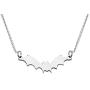 KUIYAI Tiny Bat Charm Necklace Bat Pendant Necklace Vampire Jewelry Halloween Necklace