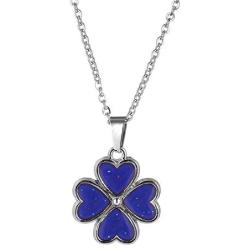 FM FM42 Temperature Sensing Color Changing Pendant Necklace with 19.29'' Stainless Steel Rolo Chain (18 Styles)