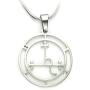 Sigil of Lilith Necklace, with 20'' Snake Chain, Pure 304 Stainless Steel Pendant and Chain