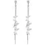 Nanafast Butterfly Long Dangle Earrings for Women & Girl Crystal Alloy Butterfly Tassel Piercing Earrings Jewelry Gift