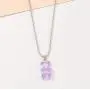 YIZHEN Cute Gummy Bears Necklace and Earring Cartoon Animal Jewelry for Women Girls