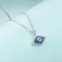 PEIMKO Evil Eye Pendant Necklace for Women 925 Sterling Silver Greek Protection Jewelry Amulet Gift for Girls Boys