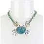 Betsey Johnson Womens Crabby Couture Blue Crab Pendant Necklace, One Size Betsey Johnson Womens Crabby Couture Blue Crab Pendant Necklace, One Size