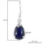 Shop LC Lapis Lazuli Cubic Zirconia CZ Hook Lever Back Dangle Drop Earrings for Women Prom Jewelry Mothers Day Gifts Cttw 4.2