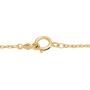 Jewelili 10K Yellow Gold 5mm Round Pearl and Natural White Diamond Accent Pendant Necklace, 18'' Rolo Chain