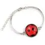 Red Ladybug Insect Earring Necklace Bracelet Set Red Ladybug Insect Earring Necklace Bracelet Set