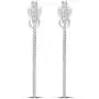 Highstreet .925 Sterling Silver dangling drop chain earrings for women | elegant design | hypoallergenic | light and easy on the ear for all day use Highstreet .925 Sterling Silver dangling drop chain earrings for women | elegant design | hypoallergenic | light and easy on the ear for all day use