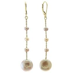 Effy 14K Rose Gold Fresh Water Pearl Earrings IEY0P344J2