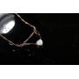 Barzel 18K Rose Gold Plated Created Opal Guardian Angel Necklace