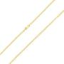 Nuragold 10k Yellow Gold Solid 3mm Anchor Mariner Link Chain Pendant Necklace, Womens Mens Lobster Lock 16'' 18'' 20'' 22'' 24'' 26'' 28'' 30''