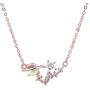 ANAZOZ 925 Sterling Silver Necklace for Women, Cubic Zircnia Planet Pendant Necklaces