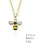 YINLIN Danity Honey Bumble Bee Dangle Drop Earring Animal Rhinestone Crystal Bee Jewelry YINLIN Danity Honey Bumble Bee Dangle Drop Earring Animal Rhinestone Crystal Bee Jewelry