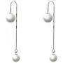 Pearl Dangle Drop Threader Earrings, Long Freshwater Cultured Double Sided Pearl Jewelry for Women Girls Pearl Dangle Drop Threader Earrings, Long Freshwater Cultured Double Sided Pearl Jewelry for Women Girls