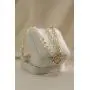 YorzAhar Double Layered Chunky Gold Statement Chain Link Choker Necklaces, Dainty Pearls Stitching Necklaces for Woman Girls Jewelrly