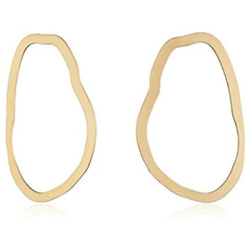 NIEVOS JEWELRY 925 Silver Plated Earring 24k Gold Plated Earring Classic Love Designer For Her Made By Women Gift Jewelry Handmade