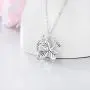 SIMONLY Shamrock Necklace for Women Three Leaf Clover Pendant Necklace St Patricks Day Necklaces Lucky Jewelry Gifts SIMONLY Shamrock Necklace for Women Three Leaf Clover Pendant Necklace St Patricks Day Necklaces Lucky Jewelry Gifts