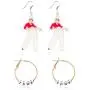 GROBRO7 2Pairs Harry Singer Earrings TPWK Earrings Jewelry Drop Dangle Acrylic Earrings Fashion Acrylic Earrings Birthday Gift Dress up Accessories for Women Girls