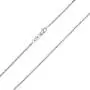 14K Yellow or White or Rose Gold Solid 1mm-2mm Diamond Cut Spiga Chain with Lobster Claw Clasp | Italian Gold Necklaces | Gold Square Wheat Necklaces for Men and Women