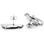 Controse Feral Bones Cat Earrings