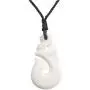 81stgeneration Womens Mens Hand Carved Bone Maori Taonga HEI Matau Fish Hook Pendant Necklace 81stgeneration Womens Mens Hand Carved Bone Maori Taonga HEI Matau Fish Hook Pendant Necklace