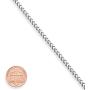 Miabella Solid 925 Sterling Silver Italian 2.5mm Franco Square Box Link Chain Bracelet for Men Women 7, 7.5, 8, 8.5 Inch Made in Italy