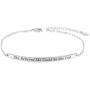 FREECO Graduation Gift 925 Sterling Silver Engraved Inspirational Adjustable Bracelet “She Believed She Could So She Did” Friendship Mothers Day