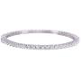 Ratnavali Jewels CZ Zirconia Gold Tone Solitaire Diamond Bracelet Bollywood Wedding Bangle Jewelry Women