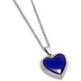 2 Pcs Temperature Sensing Color Changing Heart Locket Mood Pendant Necklace & Ring Colorful Transfer Womens Fashion Pendant Necklaces Stainless Steel Jewelry as Birthday for Women Girls