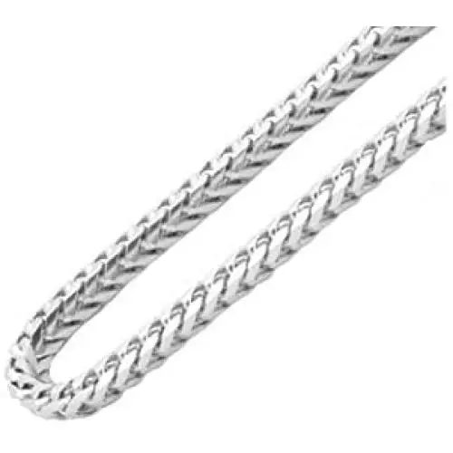 Sterling Silver Italian 2.5mm Solid Franco Square Box Link 925 Sterling Silver -Made in Italy Sterling Silver Italian 2.5mm Solid Franco Square Box Link 925 Sterling Silver -Made in Italy