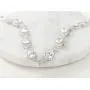 SWEETV Wedding Teardrop Bracelets for Brides Bridesmaids, Crystal Cubic Zirconia Bridal Bracelets for Women Prom