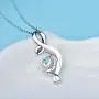Distance I Love You to The Moon and Back Necklace 925 Sterling Silver Heart Pendant Necklace Jewelry Gifts for Women Wife Mom Girls Distance I Love You to The Moon and Back Necklace 925 Sterling Silver Heart Pendant Necklace Jewelry Gifts for Women Wife Mom Girls