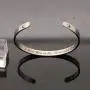CAROMAY Wife Bangles Husband Cuff Bracelet Valentines Day Present I Love You to The Moon and Back Lovers Unisex Jewelry