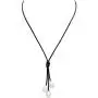 Pearlypearls 3 Freshwater Pearl Pendant Necklace on Black Leather Cord Jewelry for Women 18 Pearlypearls 3 Freshwater Pearl Pendant Necklace on Black Leather Cord Jewelry for Women 18