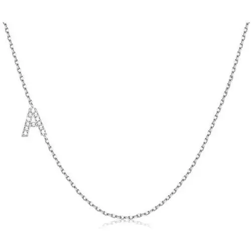 Sllaiss 925 Sterling Silver Crystals Initial Sideways Choker Necklace Mini Alphabet Letter Necklace Tiny Initial Necklace Made with Swarovski Crystals ,Initial Jewelry for Anniversary Birthday Sllaiss 925 Sterling Silver Crystals Initial Sideways Choker Necklace Mini Alphabet Letter Necklace Tiny Initial Necklace Made with Swarovski Crystals ,Initial Jewelry for Anniversary Birthday